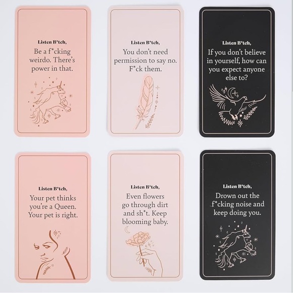 Listen B*tch Affirmation Card Set - Picture 2 of 2